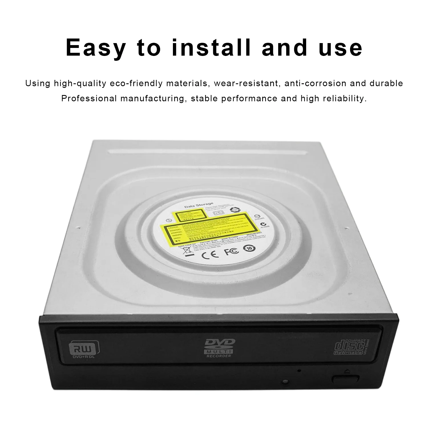 Internes optisches 3,5-Zoll-Desktop-Laufwerk, DVD-CD-Brenner, Lesegerät, Schreibgerät, unterstützt Windows XP 7, 8, 10, SATA-Schnittstelle, integriertes DVD-Laufwerk Image