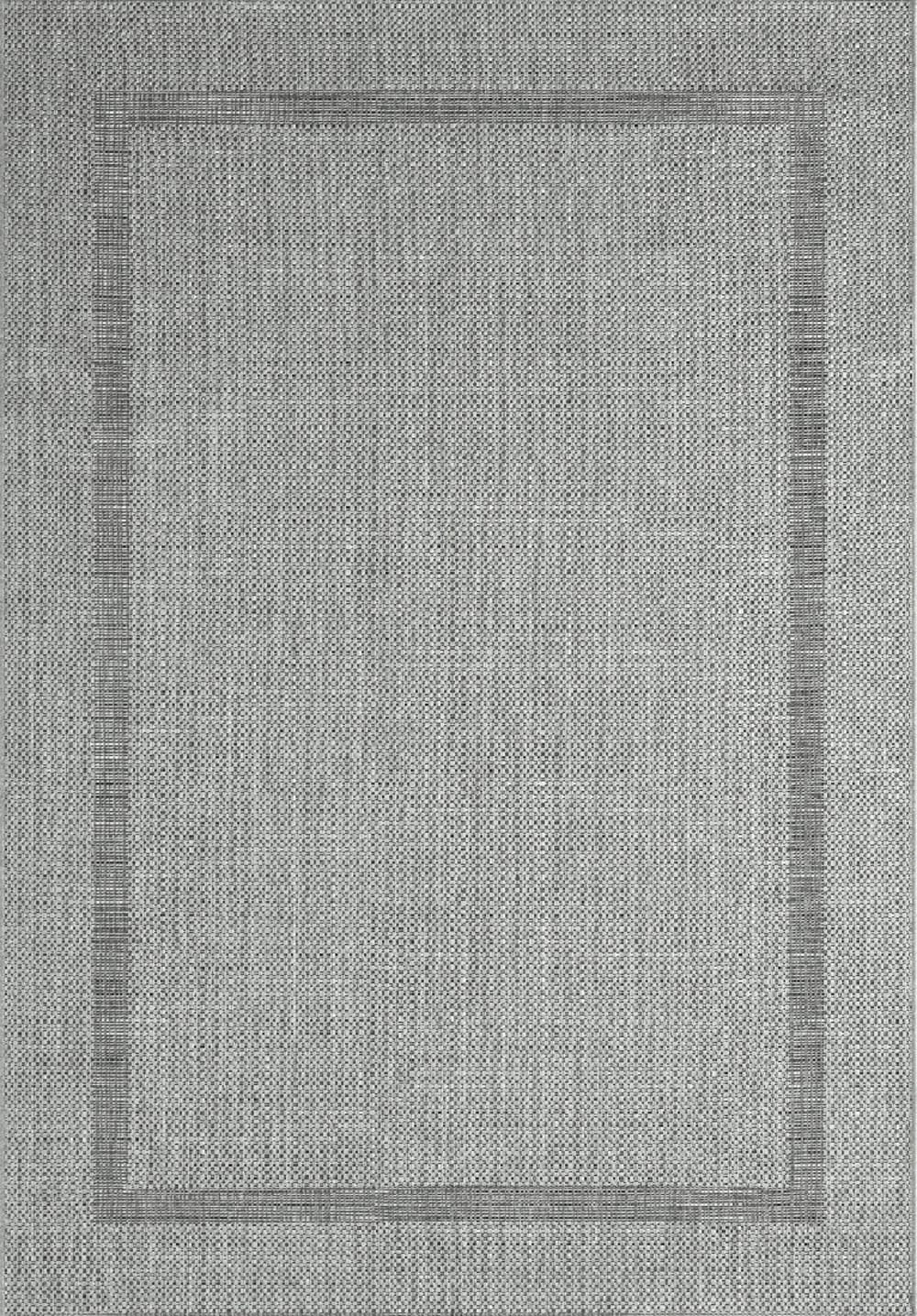 Tapis durable intérieur extérieur, gris, 140 x 200 cm