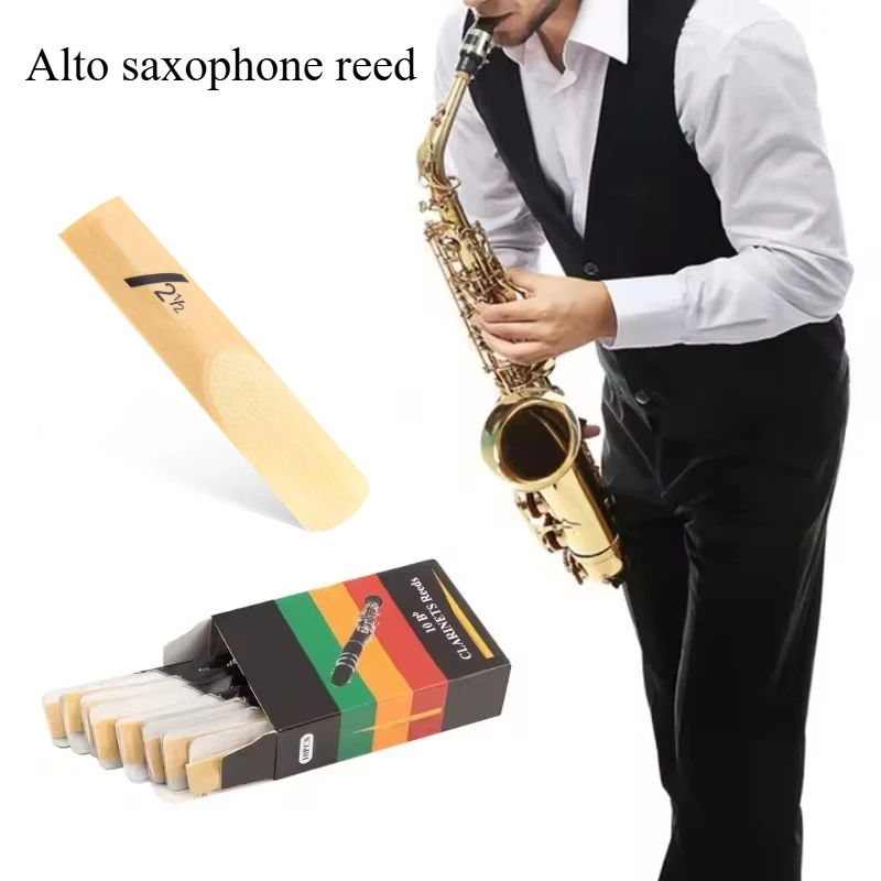 10-teiliges Set klassisches Dreifachrohr für Eb-Altsaxophonrohr – Holzblasinstrumente und Teile für professionelle und Amateurmusiker Image