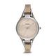 Fossil Watch for Women Georgia, Quartz Movement, 32 mm Silver Stainless Steel Case with a Genuine Leather Strap, ES2830