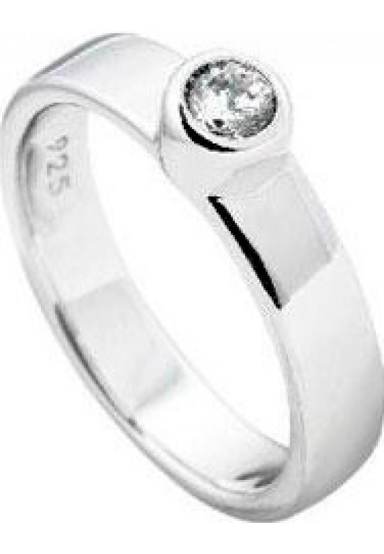 Diamonfire Womens 6112331082170 Ladies Ring Silver Sterling - Size Q 1/2 | Diamonfire Sale | Discount Designer Brands