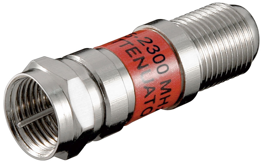 goobay SAT Dämpfungsglied 20dB 5-2300 MHz, Dämpfungswert: 20 dB Image