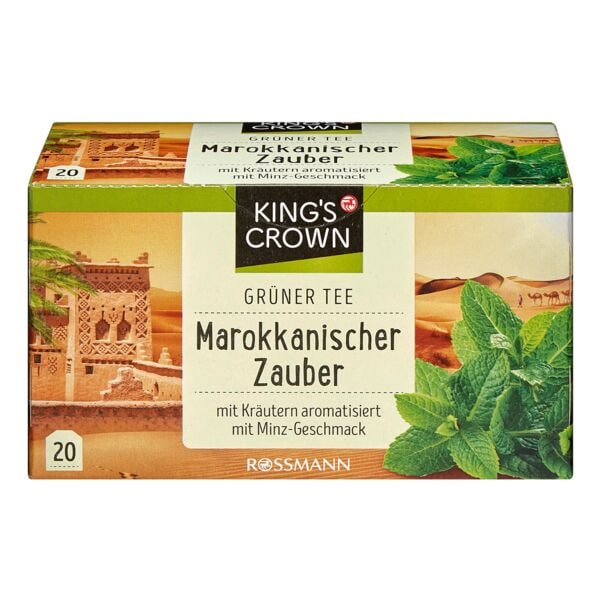 Kings Crown Grüner Tee Marokkanischer Zauber 20 Stück Tassenportion ohne Kuvert grün Image