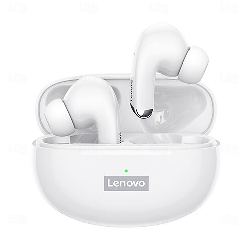 Lenovo LP5 True Wireless Kopfhörer TWS Ohrhörer In-Ear Bluetooth 5.0 Stereo mit Ladebox eingebautem Mikrofon für Apple Samsung Huawei Xiaomi Mi Alltagsgebrauch Reisen Radfahren Handy Image