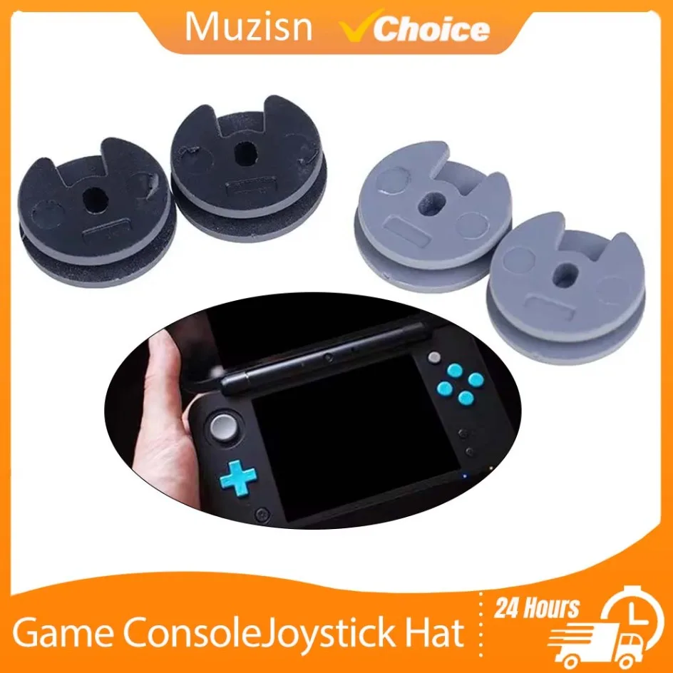 Nouveau 3DS XL 3DSLL tête de champignon 2 pièces/lot remplacement Joystick pouce bâton cercle Pad 2DS 3DS Joystick chapeau Joystick