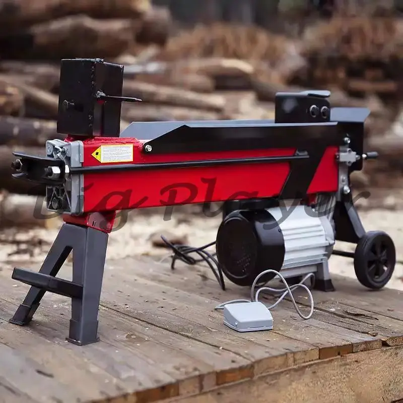 Elektrischer Brennholzspalter, elektrischer hydraulischer Brennholzspalter, kleiner elektrischer hydraulischer Brennholzspalter