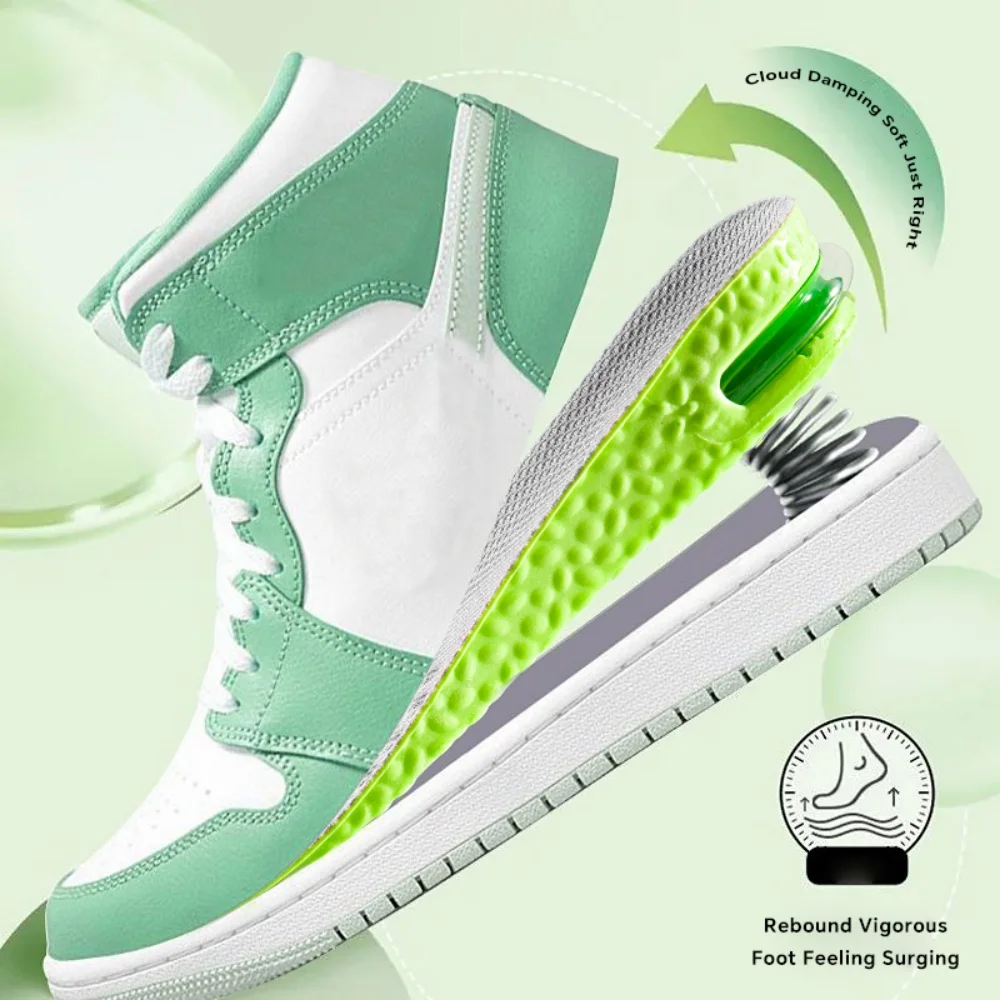 1 Paar Einlegesohlen zur Erhöhung der Höhe. Weiche und bequeme Laufeinlagen sind 1,5–3,5 cm (0,59–1,38 Zoll) Einlegesohlen zur Fußhöhe Image