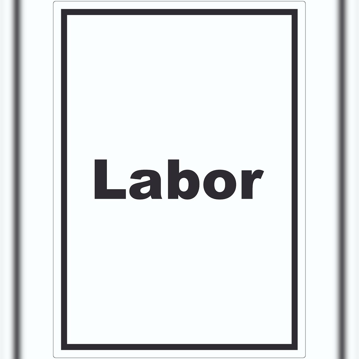 HB-Druck Labor Aufkleber mit Text untersuchen forschen hochkant A5 (148x210mm) Image
