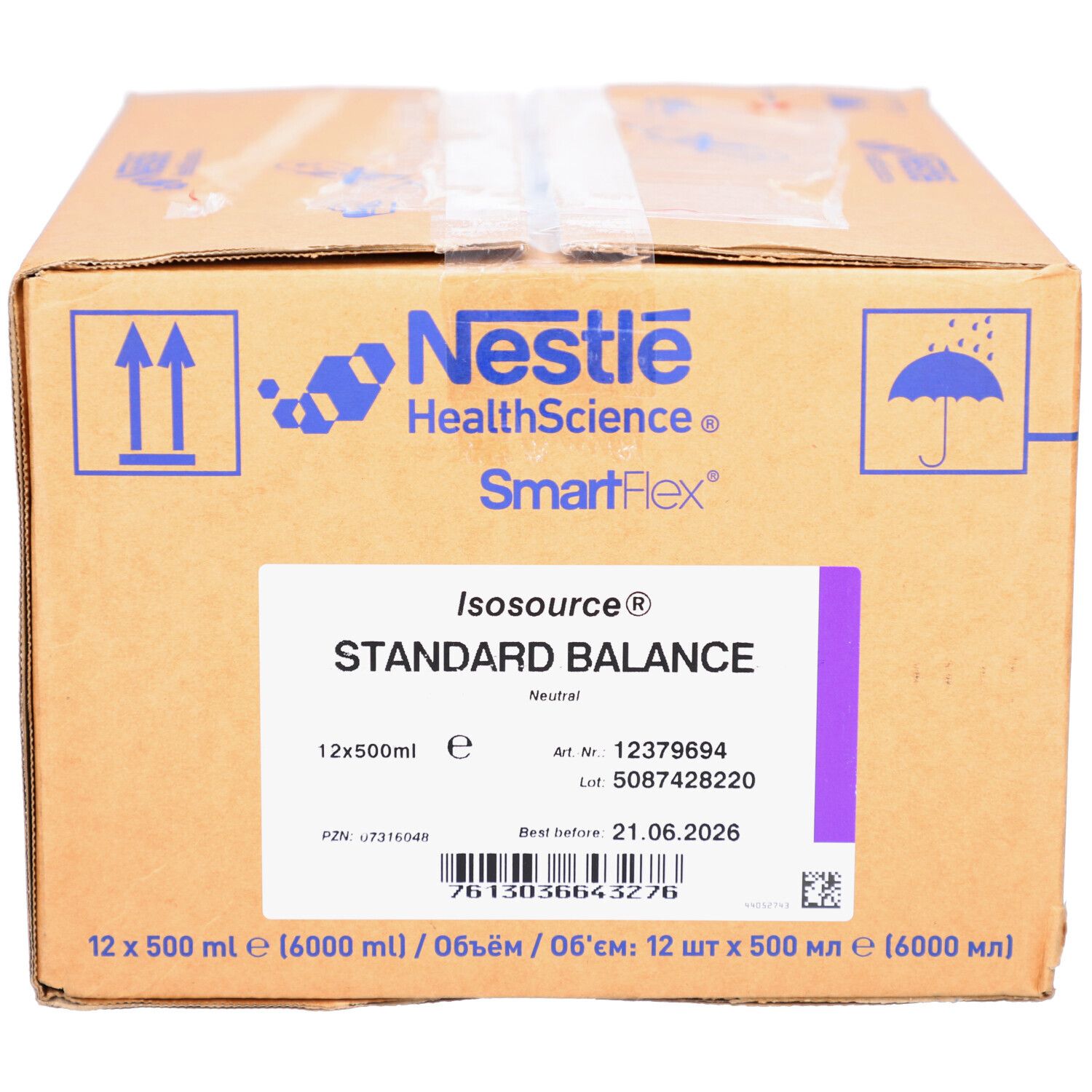 Isosource Standard Balance neutral SmartFlex neu 12x500 ml Flüssigkeit