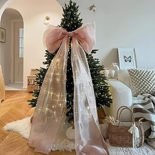 Nœud en maille de 35,4 pouces, grande décoration d