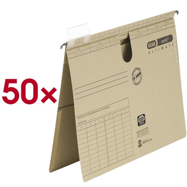 Elba Hängehefter »vertic® ULTIMATE« 50 Stück braun, 35x24.3 cm Image