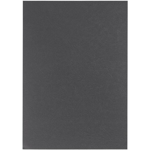GBC Kartonrückwand für Bindemappen A4 Lederstruktur 100 Stück schwarz Image