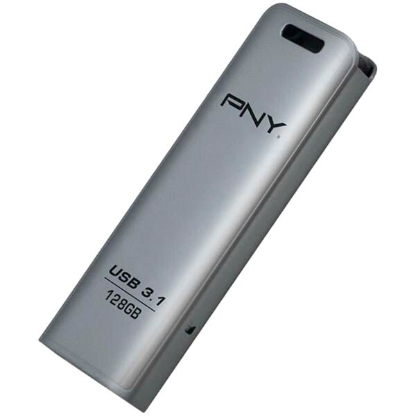 PNY USB-Stick »Elite Steel« 128 GB silber, 5.3x0.7x1.8 cm
