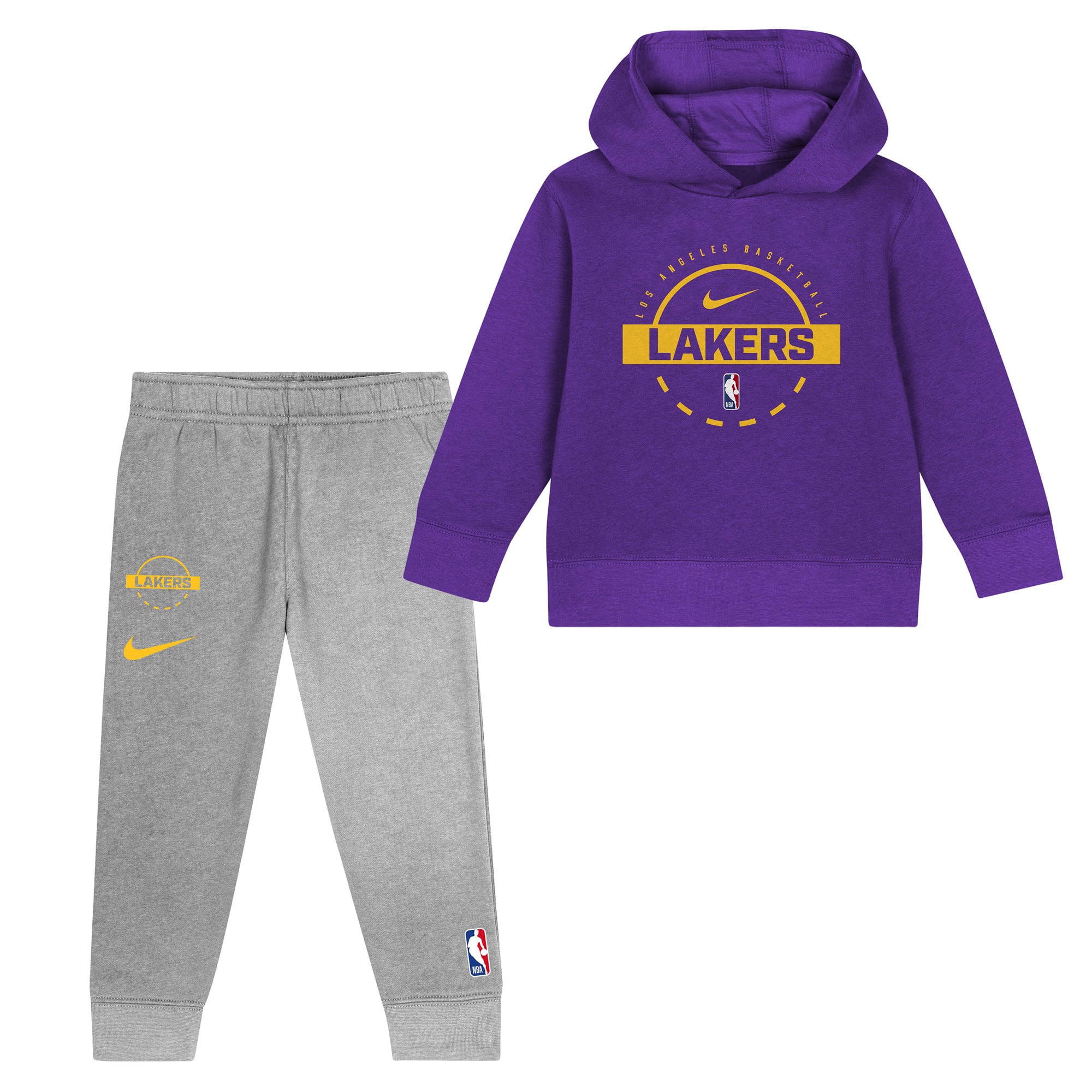 Ensemble polaire Nike Team Logo Club des Los Angeles Lakers - Tout-petit - unisexe Taille: 3T