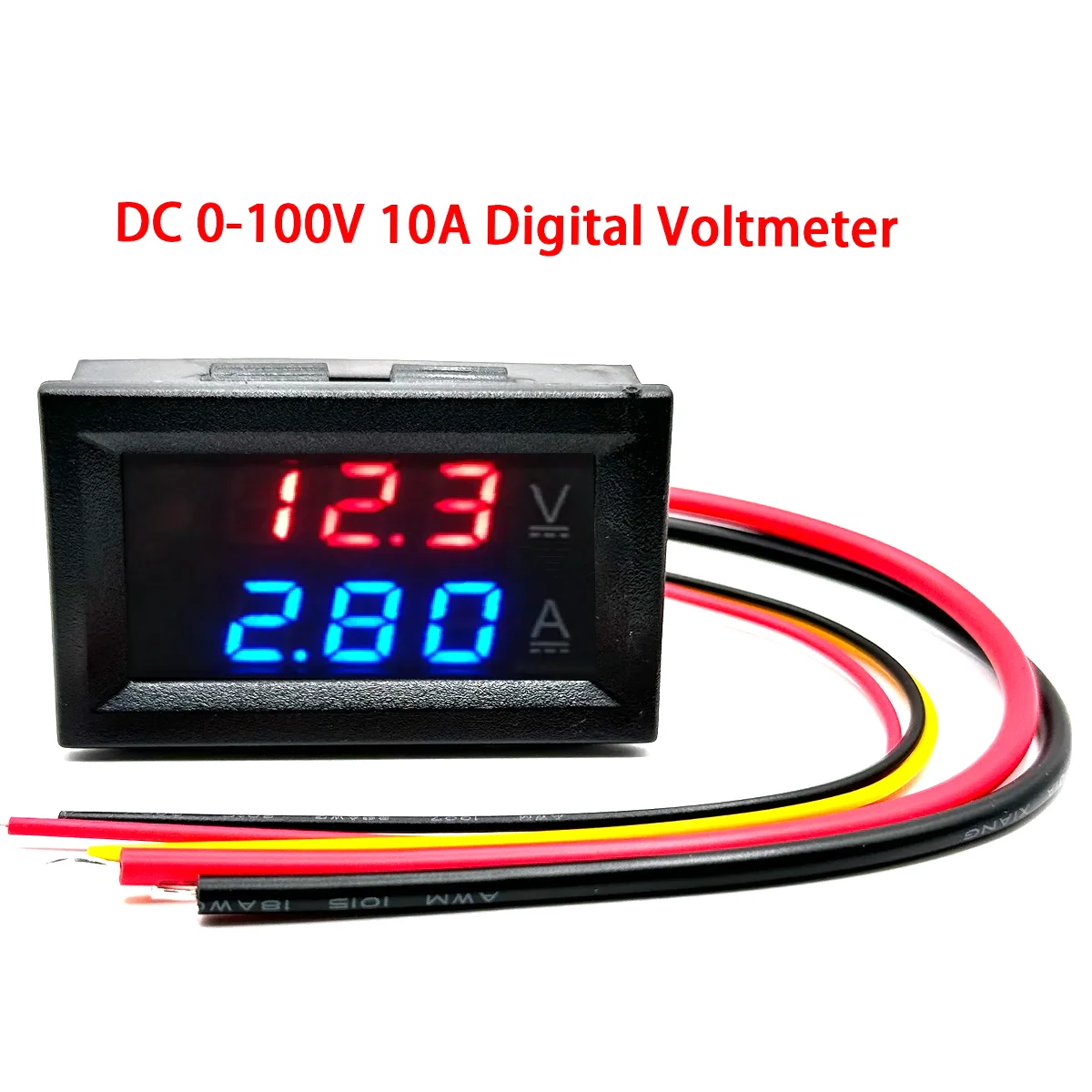 LED-Anzeigemodul DSN-VC288 DC 100 V 10 A Voltmeter Amperemeter LED Amp Dual Digital Volt Meter Gauge Spannung Strom Heimgebrauch Werkzeug Image