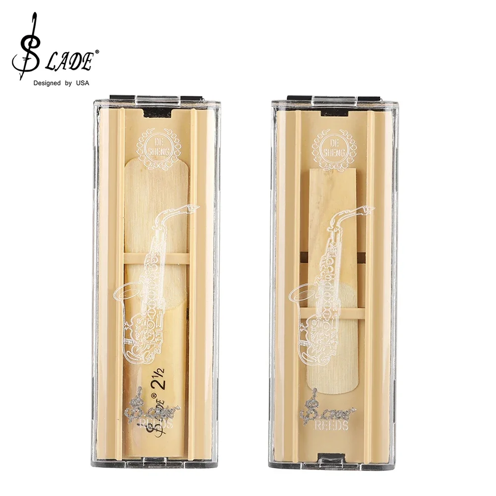 SLADE Reed Case Saxophon Klarinette Oboe Reeds ABS Transparent Case Aufbewahrungsbox Wasserdicht Verschleißfest Sax Teile & Zubehör Image