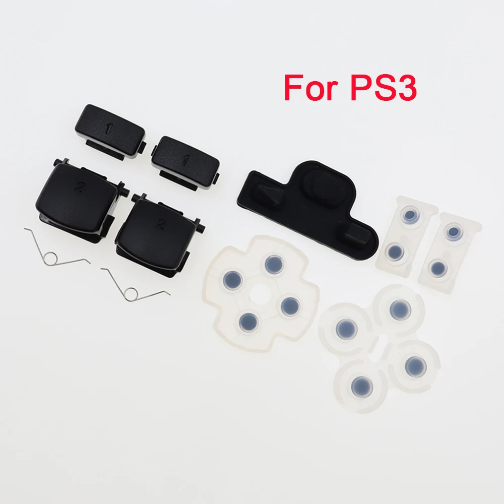 1-2 satz L1 R1 L2 R2 Trigger taste Für Sony PlayStation 3 PS3 Controller Silikon Leitfähigen Gummi taste Pad Rocker taste kappe