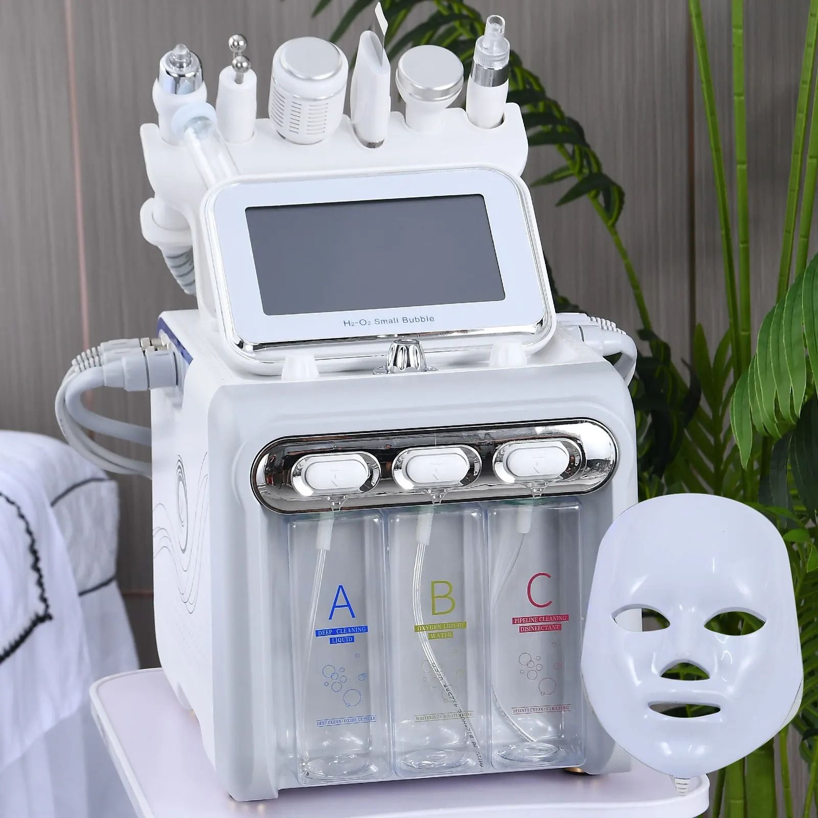 7 In 1 Hydrofacial Beauty Machine H2O2 Skin Cleansing Aqua Peeling Facial Device For Home Use 7 In 1 Hydrofacial Beauty Machine H2O2 Skin Cleansing Aqua Peeling Facial Device For Home Use
