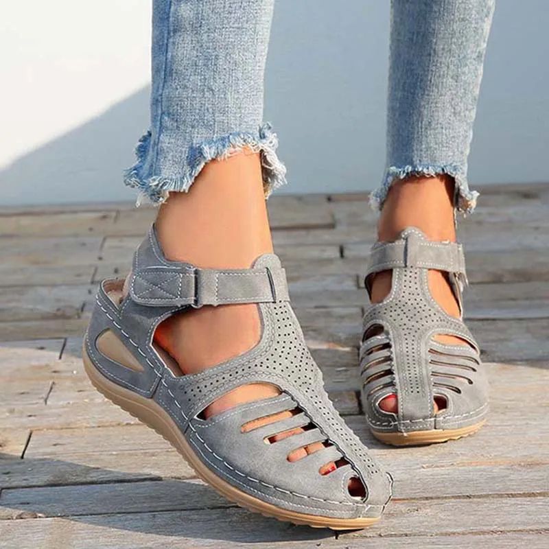 Women Sandals Shoes, Summer Outdoor Shoes, Party Walking Shoes, Beach Sandal, Wedge Women Shoe, Female Footwear brown 41