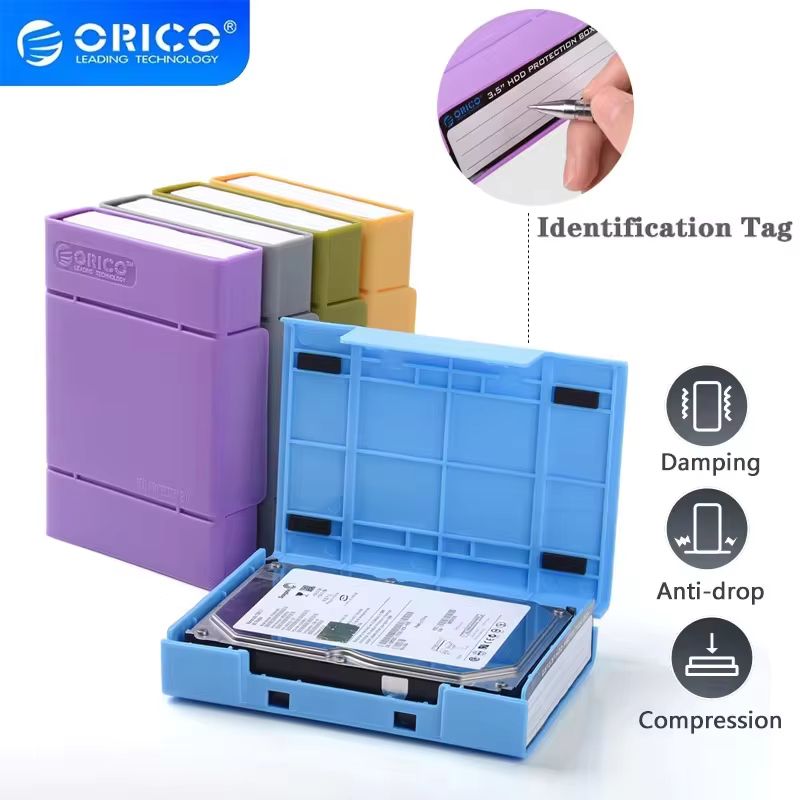 ORICO PHP 35 3.5 Inch Hard Drive Protective Storage Box With Shockproof & Waterproof Function purple