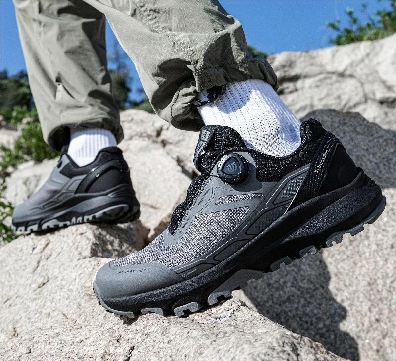 Breathable Mesh Hiking Shoes For Men g 9