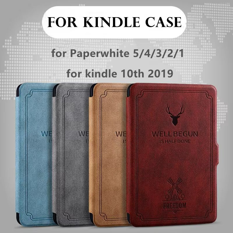 Magnetic Smart Case For Kindle Paperwhite Auto Sleep Wake Protective Cover For Kindle 11th, 10th, And Earlier Generati red Wine 2021 M2l3ek 6.8inch