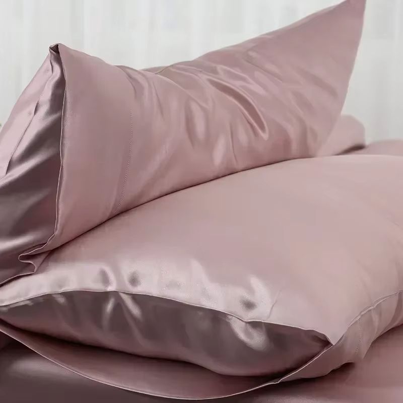 100% Natural Mulberry Silk Pillowcase Luxury Real Silk Bedding For Hair & Skin Protection moonlight Blue 20.08x29.53in
