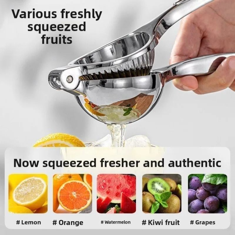 Stainless Steel Hand Juicer Manual Citrus Press For Lemons, Oranges, And Fresh Juice Stainless Steel Hand Juicer Manual Citrus Press For Lemons, Oranges, And Fresh Juice