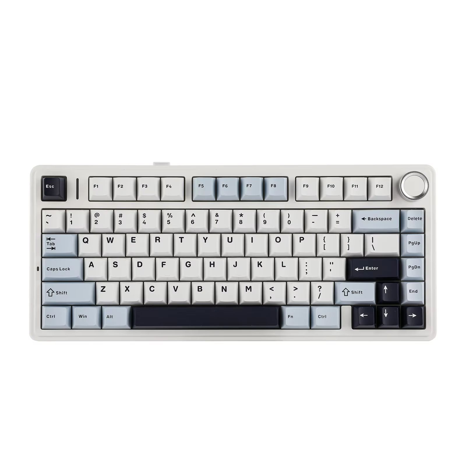 EPOMAKER X AULA F75 Wireless Mechanical Keyboard 75% Hot Swap Gasket Mount With PBT Keycaps For Mac & Windows sea Salt Blue leobog Reaper Switch