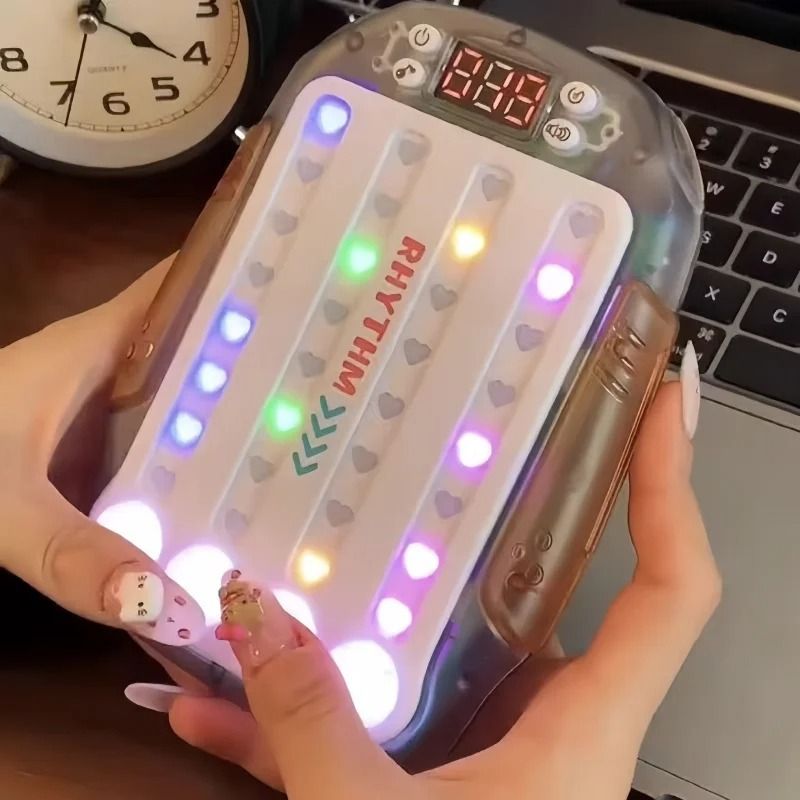 Quick Push Game Eye Sensory Console Multiplayer Versus Board Game Handheld Gamepad Training Toy type B