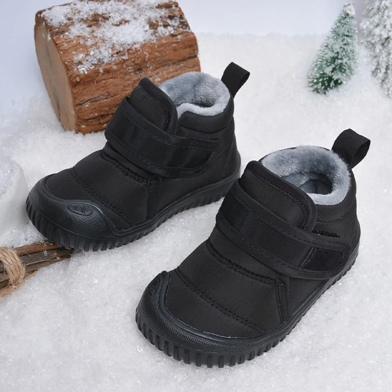 Kids Waterproof Anti Slip Plush Winter Snow Short Boots 8t yellow