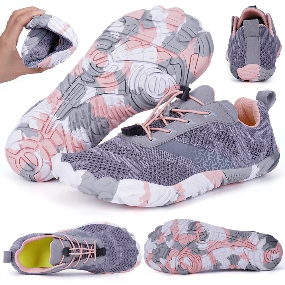 Water Shoes Beach Barefoot Shoes Comfortable Minimalist Cross Training Shoes Hiking Trail Running Shoes For Men Women us Men 6 black
