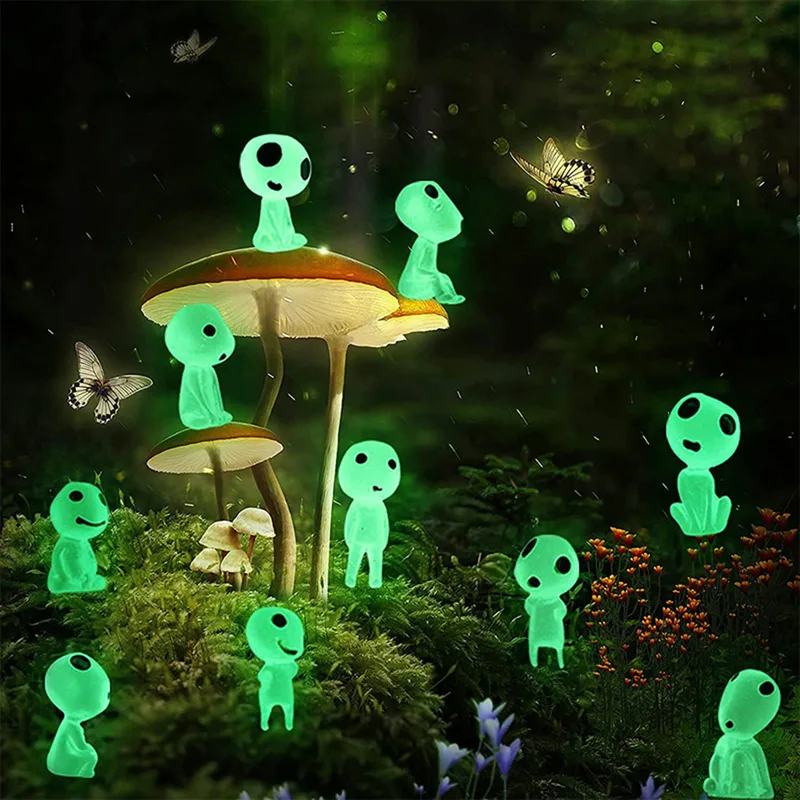 10 Piece Miniature Luminous Landscape Decorations, Princess Shape Home Decor For Garden, Yard & Indoor Glow Decor 10 Piece Miniature Luminous Landscape Decorations, Princess Shape Home Decor For Garden, Yard & Indoor Glow Decor