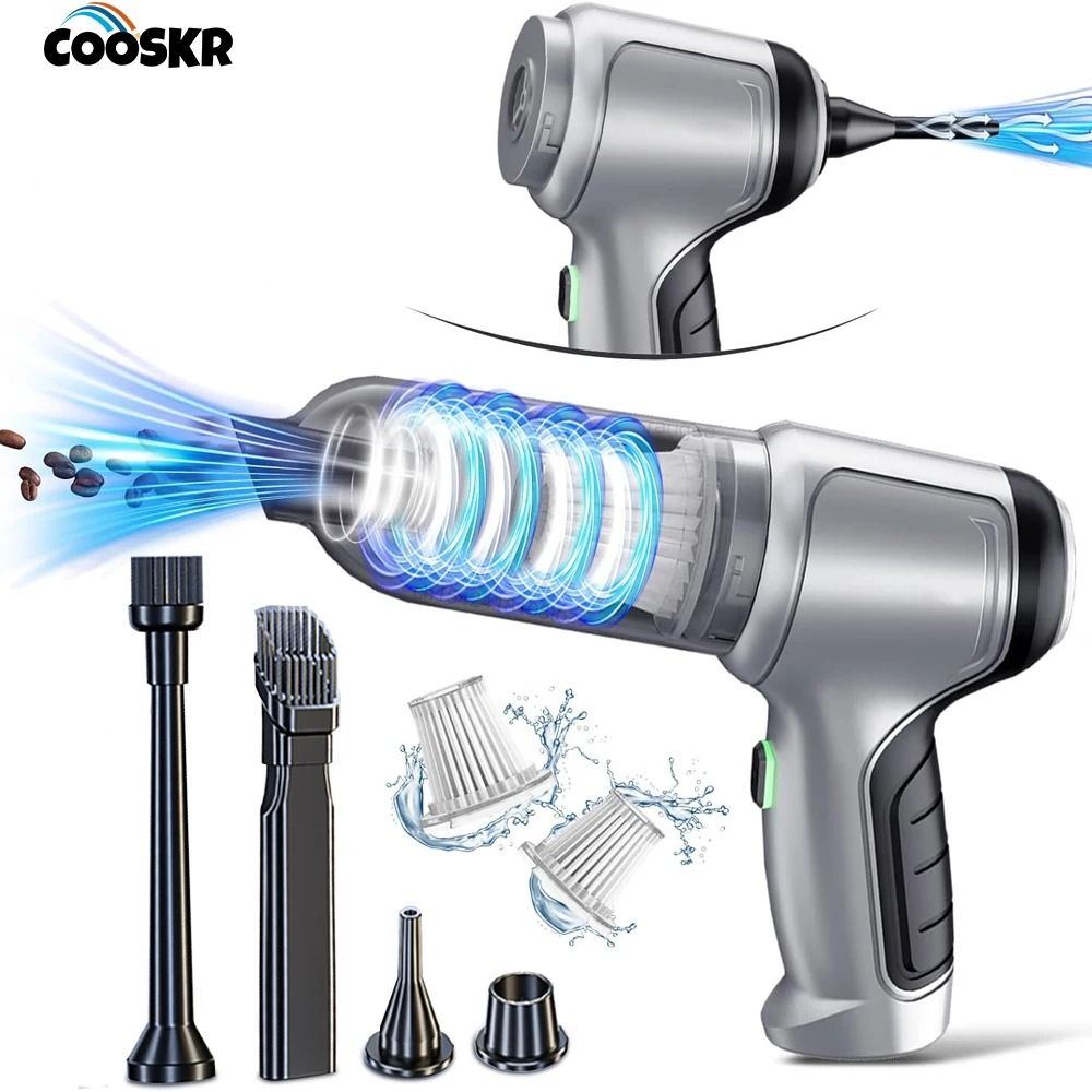 Car Vacuum Cleaner 95000PA Strong Suction Handheld Wireless Vacuum Cleaner For Car Household Portable Vacuum Cleaner Blo basic 2 Filter