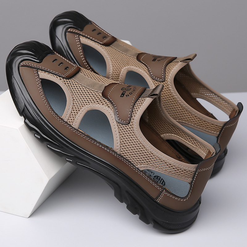 Mens Summer Sneakers, Comfort Casual Sneaker, Soft Sole Men's Sneakers, Cheap Shoes Clearance Stylish Lightweight khaki 42