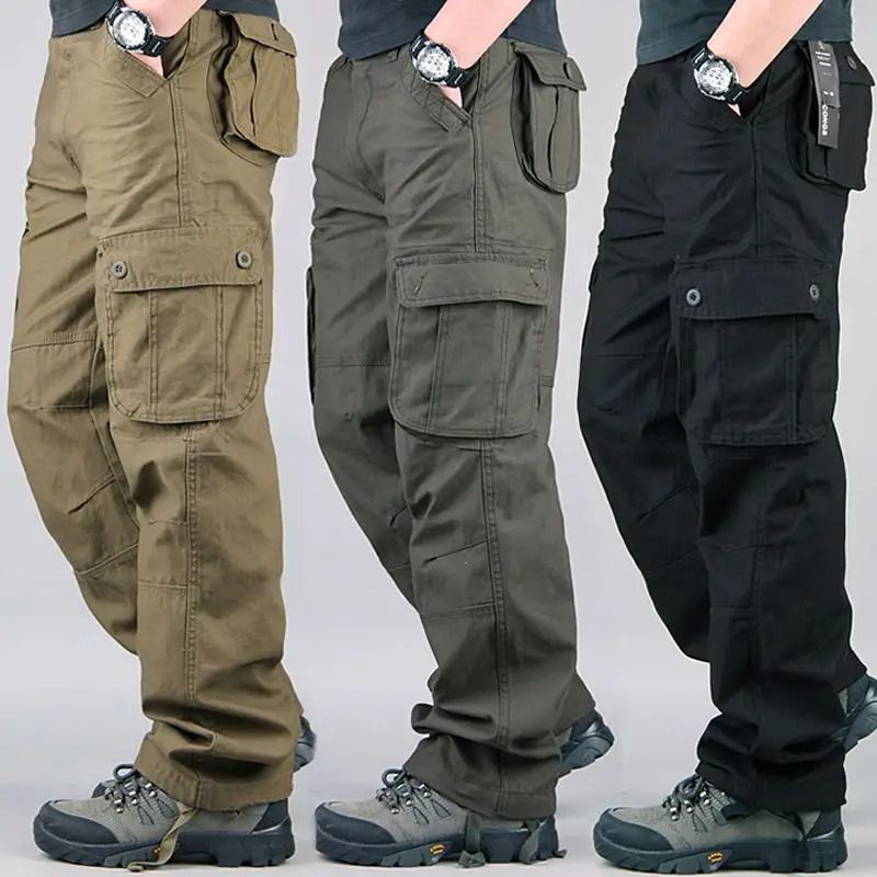 Mens Outdoor Tactical Work Pants With Multi Pockets e 34