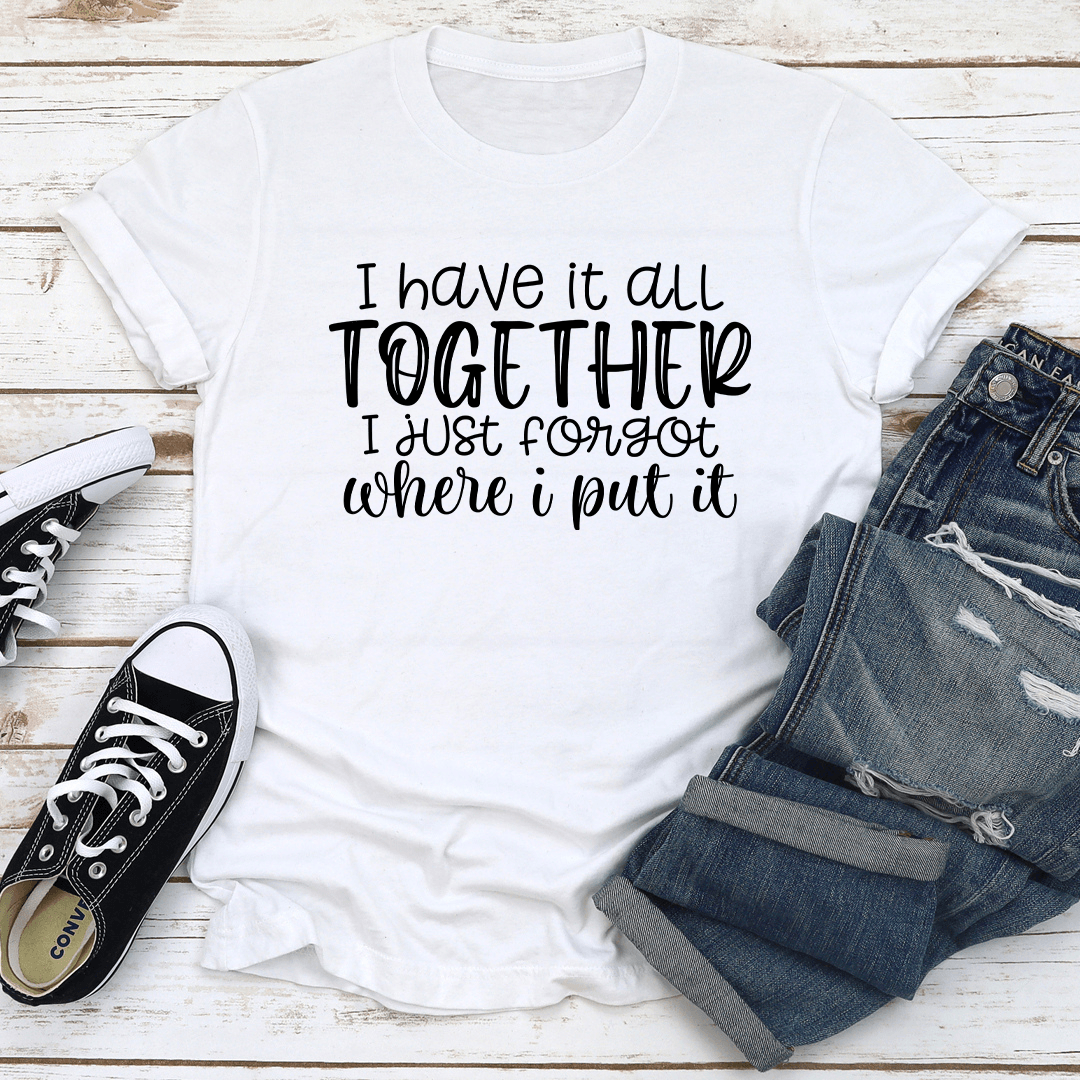 I Have It All Together Tee XL Heather Mauve