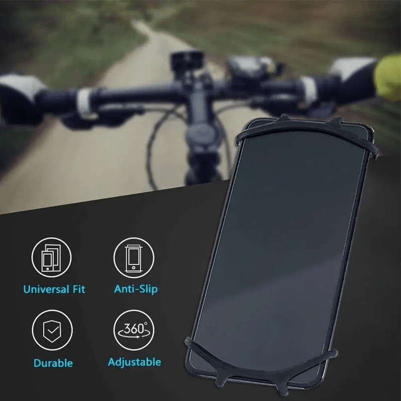 Universal Bike Phone Holder Shockproof Silicone Mount Universal Bike Phone Holder Shockproof Silicone Mount