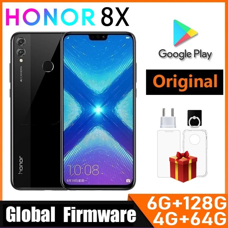 Used Smartphone With 6.5 Inch Display 20MP Rear Camera And Fingerprint Unlock black 6g 128g