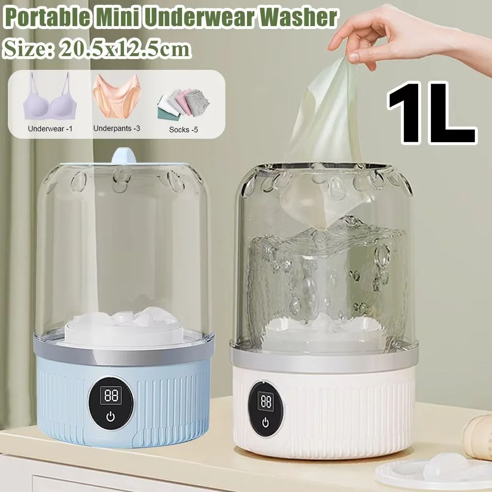Portable Mini Washing Machine green
