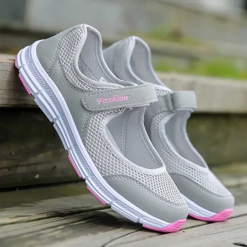 Casual Breathable Walking Shoes For Women 7.5 dark Grey