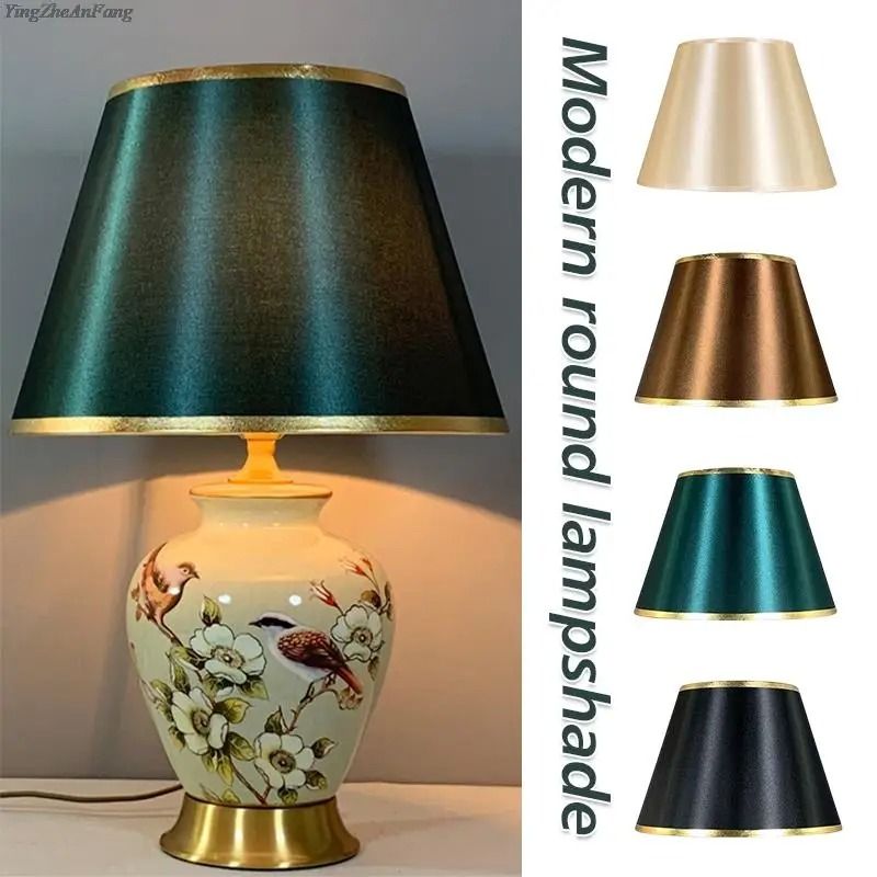 Nordic Style Cloth Chandelier Lamp Shade For E27 Bedside Table Ceiling Wall And Floor Lamps 12
