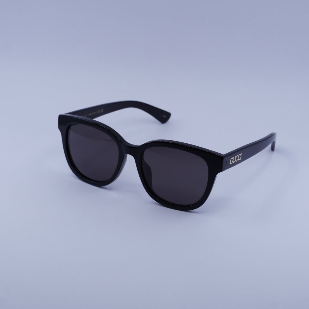 Gucci Accessories | Gucci Gg1797sk 001 Sunglasses Black Square Frame, Grey Lenses | Color: Black/Gray | Size: 55 - 19 - 145