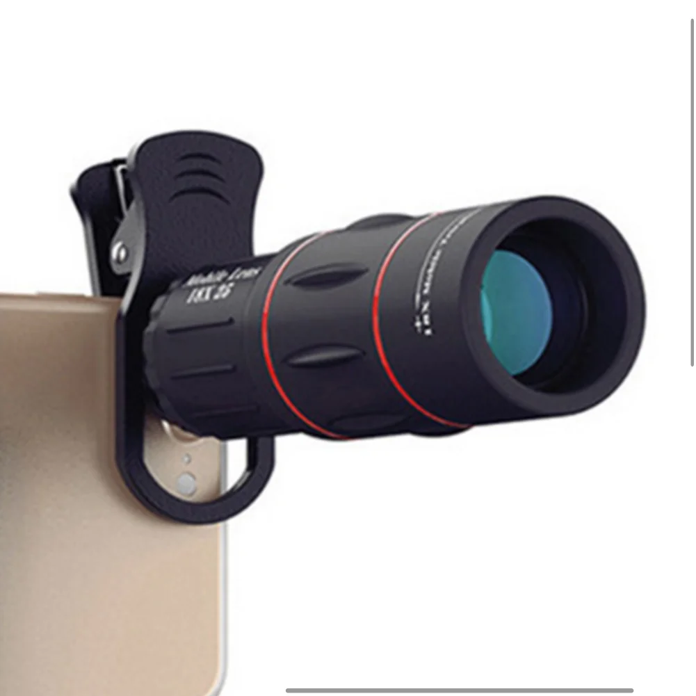 18/28/36X HD Teleskop Objektiv Universal Zoom Telefon Kamera Teleobjektiv Optische Teleskop Objektiv für Camping Jagd sport Image