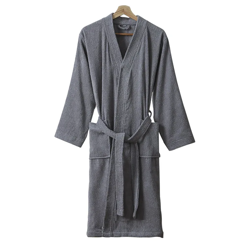 Frauen 100% Baumwolle Nachthemd Frauen Herbst Neue Frottee Robe Japanischen Kimono Damen Nachthemd Bademantel Nachtwäsche Hotel Spa Robe Image