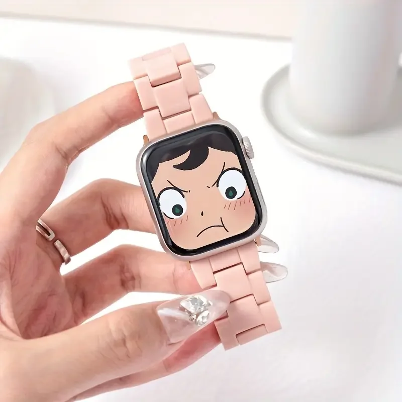 Süßigkeiten-Armbänder für Apple Watch-Armbänder 44 mm, 40 mm, 41 mm, 45 mm, 42 46 mm, Gliederarmband, iWatch-Serie 11/10 9/8/7/SE 6 5 4 3 Ultra 3-2 49 mm Image