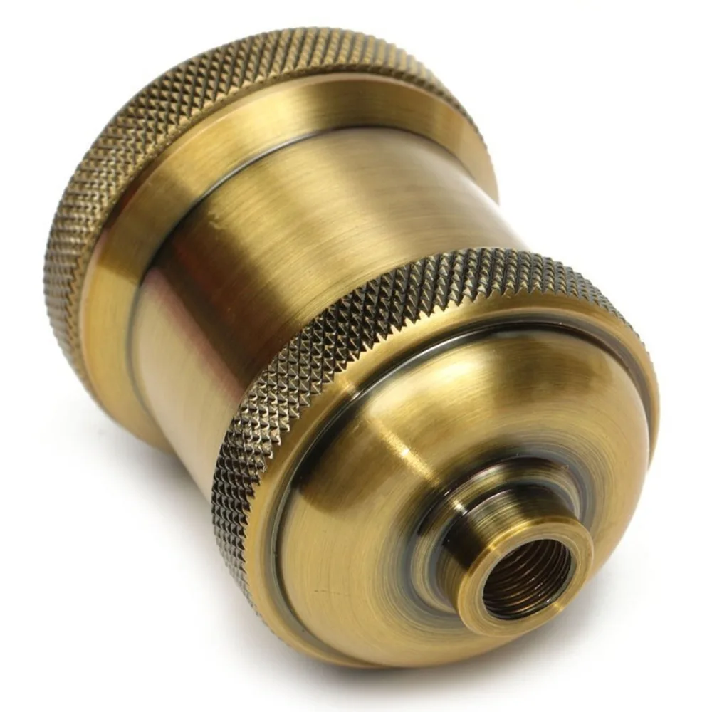 E27 Retro Vintage Aluminium Lampenfassung Schraubgewinde Lichtfassung für Pendelleuchte Image
