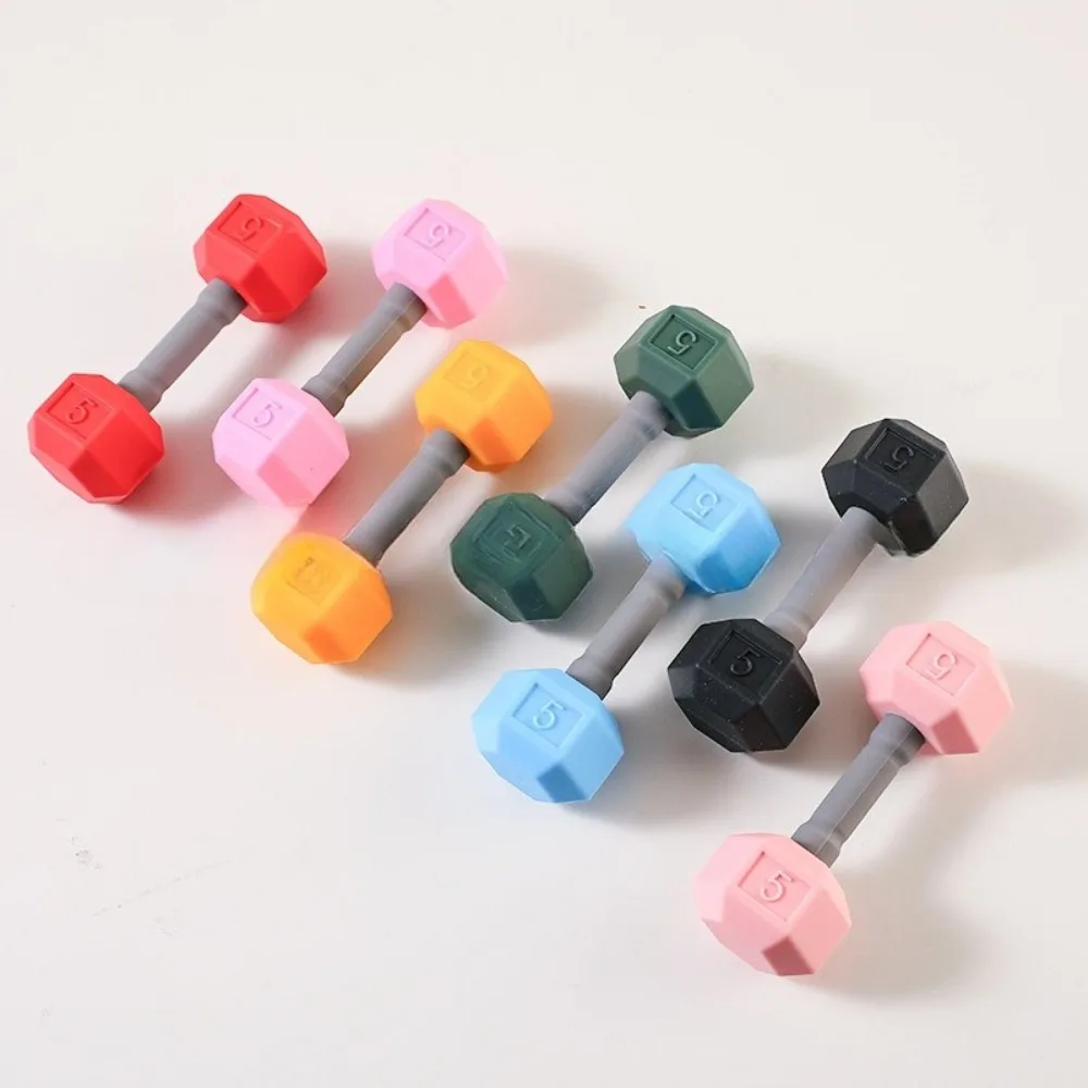 Baby-Hantel-Spielzeug, Kinder-Mini-Hanteln-Set für Kinder, Fitness, körperliche Entwicklung, sichere Silikon-Handgewichte, Spielzeug für Babys Image