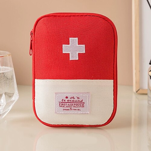 borsa portatile per kit di pronto soccorso, custodia per medicinali da viaggio, piccolo organizer per medicinali di emergenza per esterniamp;uso domestico