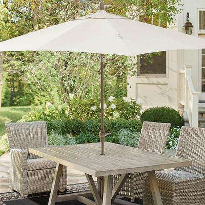 Rectangular Outdoor Market Patio Umbrella - Eggshe...